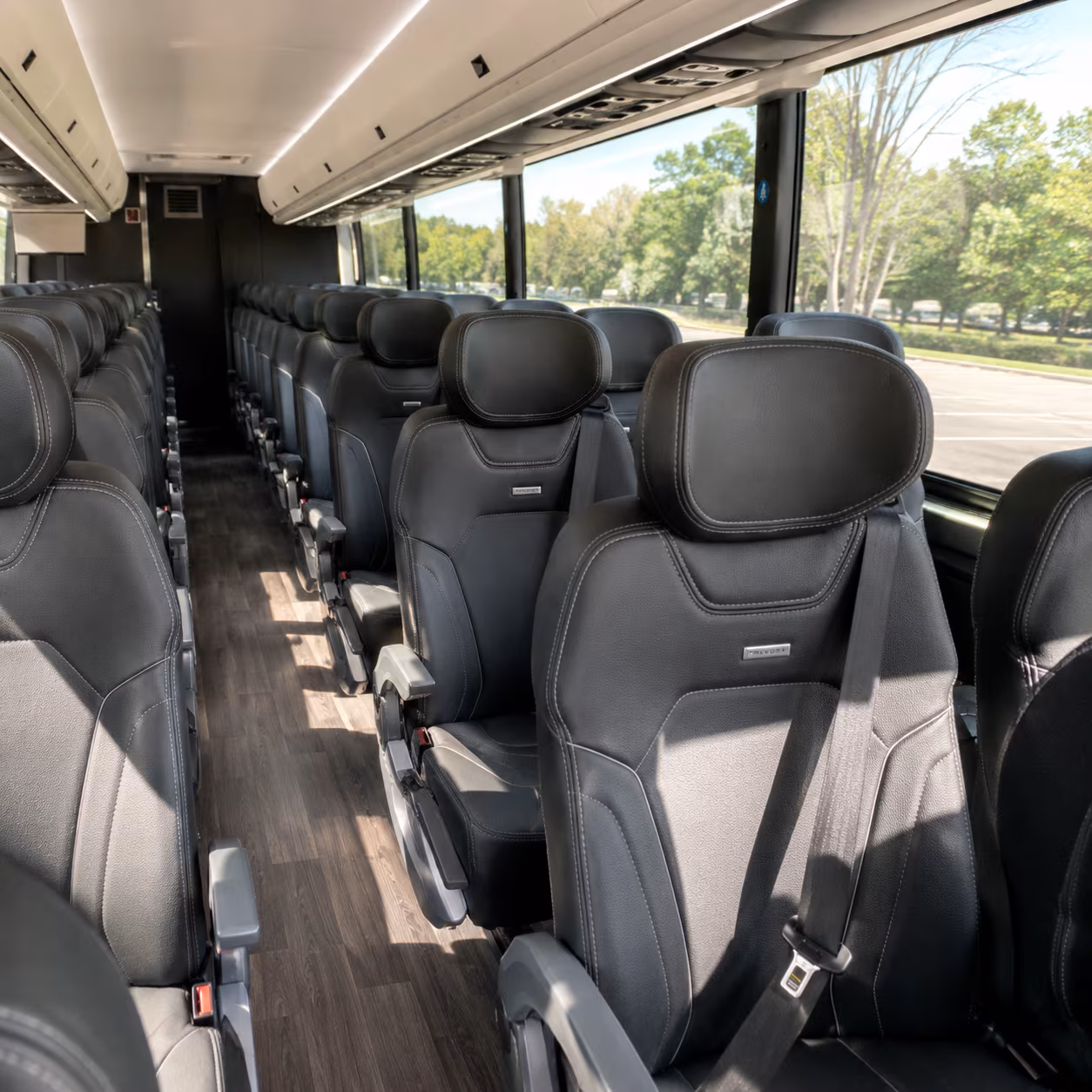 mesa charter bus interior gallery