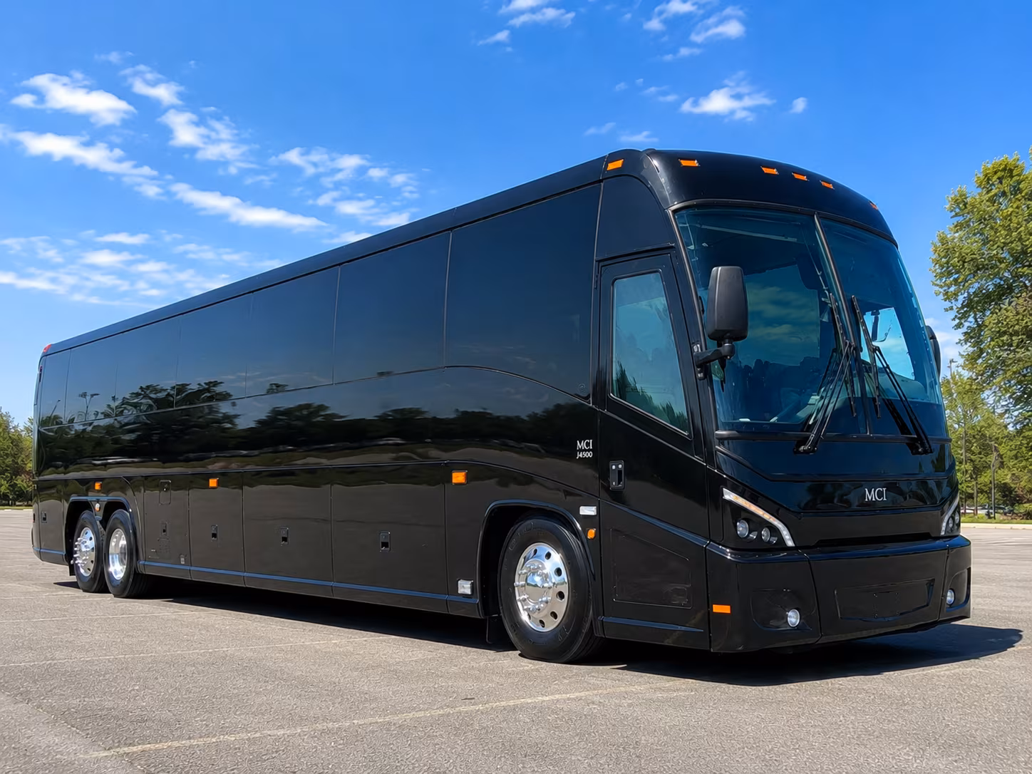 mesa charter bus services exterior